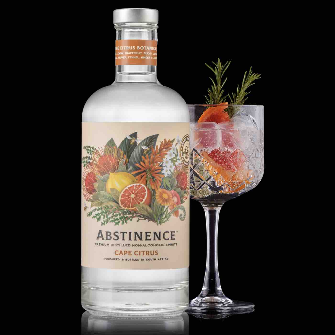 Abstinence Cape Citrus Non-Alcoholic Distilled Spirit | Zero Drinks