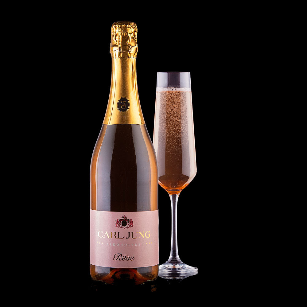 Carl Jung Rose Sparkling NonAlcoholic Wine Zero Drinks