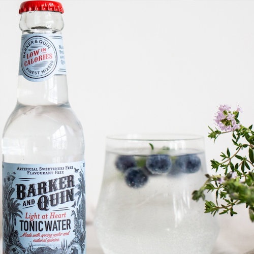 Barker and Quin Light at Heart Tonic Water - Virgin Cocktail & Mocktail Recipe