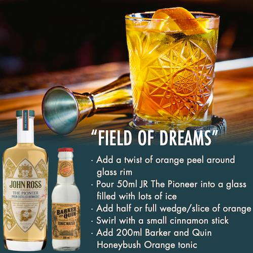 Field of Dreams with John Ross The Pioneer - Virgin Cocktail & Mocktail Recipe